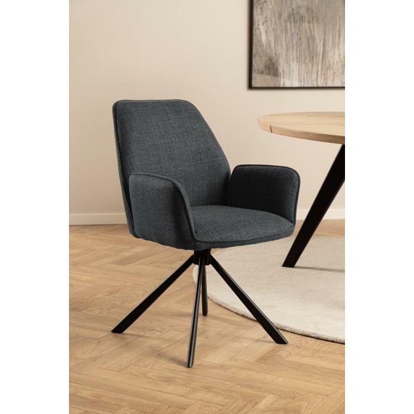 Krzesło Glenda szare ciemne Basel 19 - ACTONA